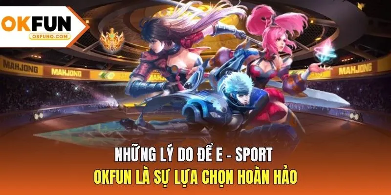 Những lý do để E-sport OKFUN là sự lựa chọn hoàn hảo